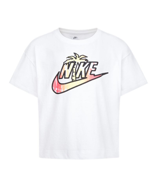 T-shirt Nike Knit Filles Blanc