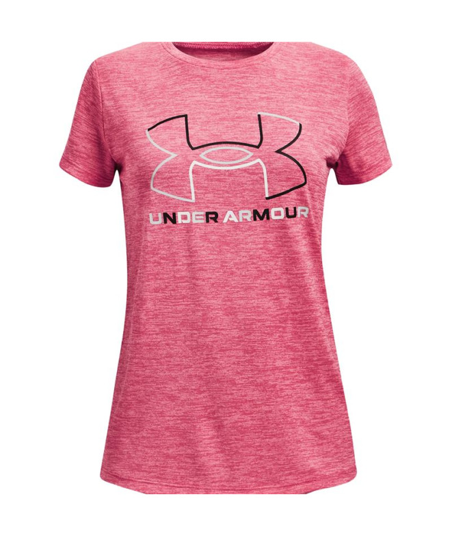 T-shirt Under Armour Tech BL Twist SS Menina Rosa