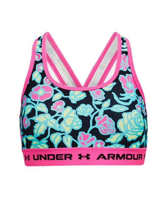 Brassiere de sport Under Armour Crossback Mid Printed Girls
