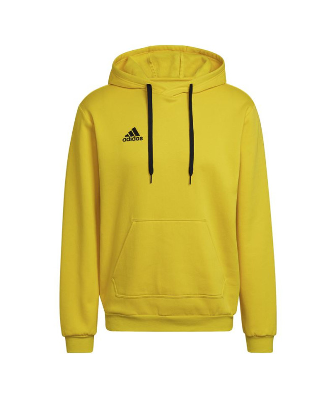 Casaco com capuz para futebol adidas Entrada 22 Amarelo M