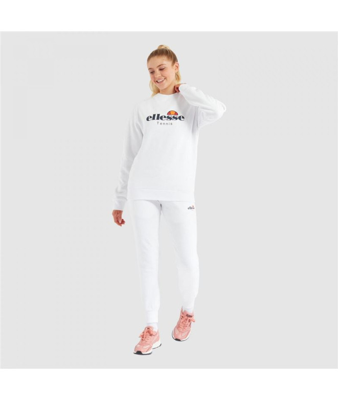Sweat Ellesse Sweatshirt Pareggio Femme Blanc