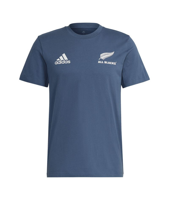 Camiseta de rugby adidas All Blacks Hombre Blue
