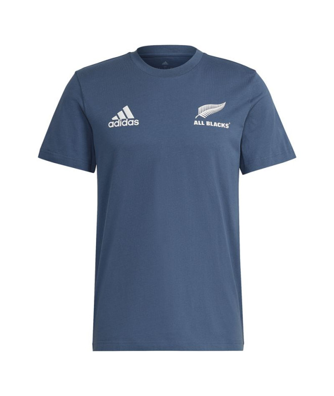 Camisola de râguebi adidas All Blacks Homens Azul