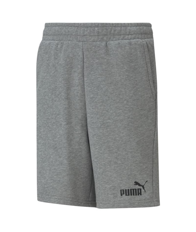 Calça Infantil Calções de treino Puma Essentials Cinzento