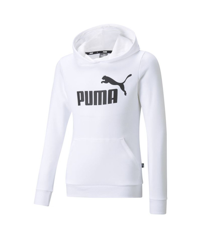 Sudadera con capucha Puma Essentials Logo TR Niña Blanco