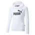 Moletom Menina capuz Puma Essentials Logo TR Branco