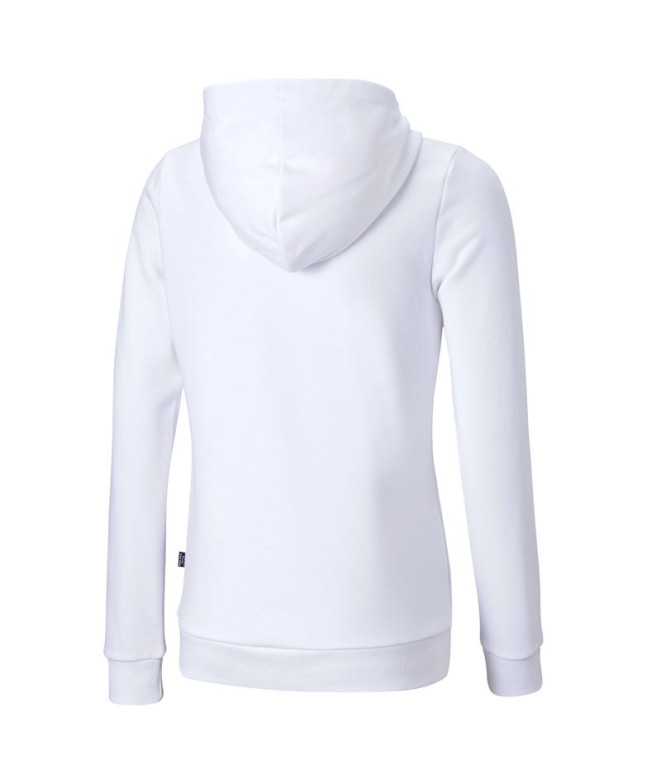 Sweat Fille capuche Puma Essentials Logo TR Blanc