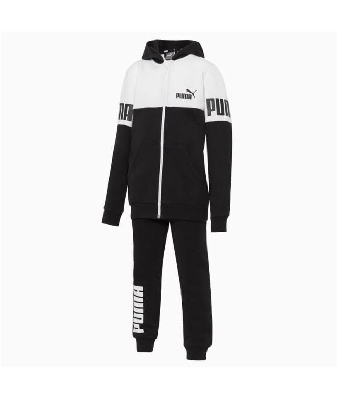 Puma Power Tracksuit Noir Kids