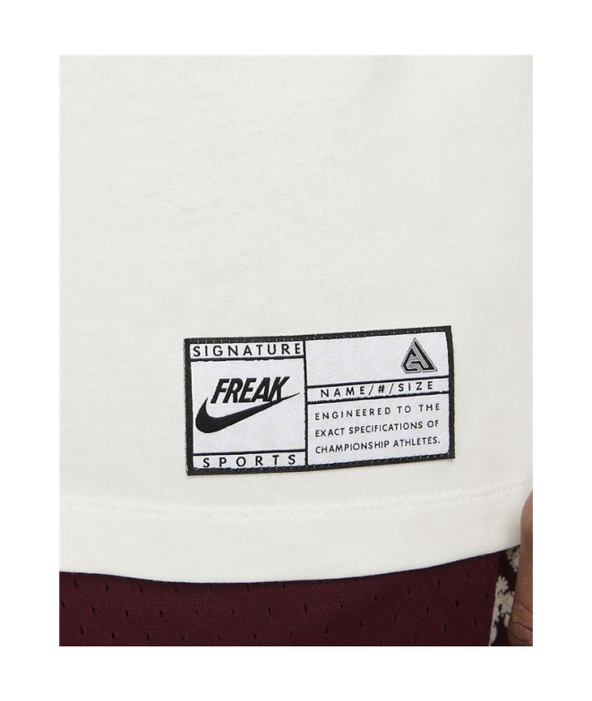 Camiseta Nike giannis branco Homem