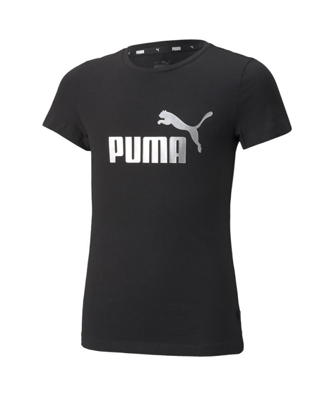 T-shirt Fille manches courtes Puma Essentials+ Logo Black