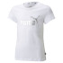 T-shirt Fille manches courtes Puma Essentials+ Logo White