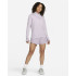 Camiseta running Nike Mulher Manga comprida da Element Purple