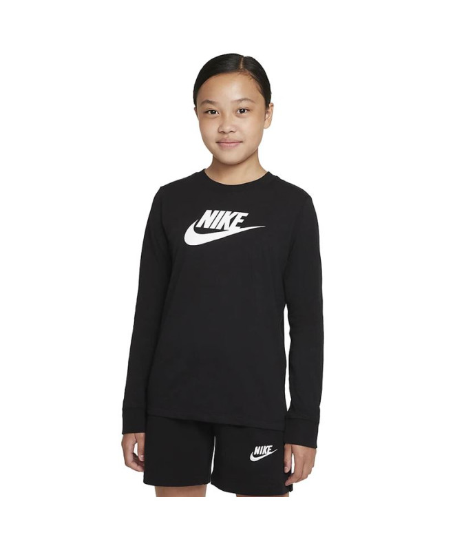 Camiseta Manga Larga Nike Sportswear Niña BK