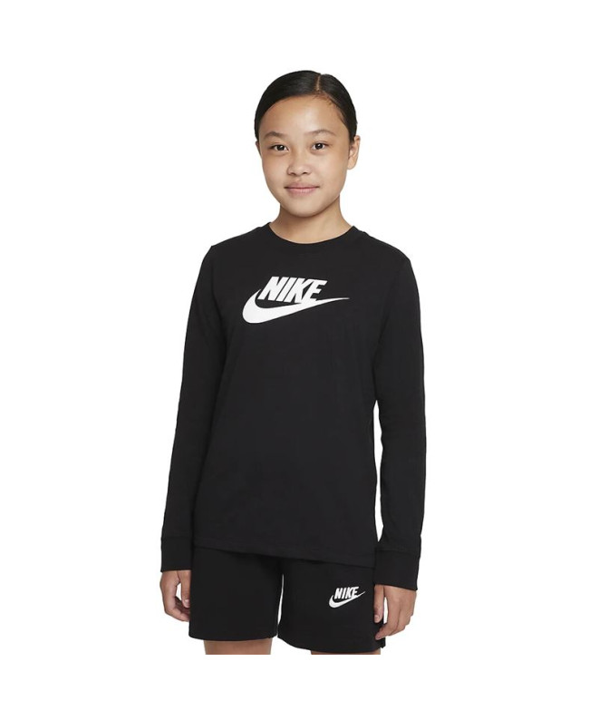 Camiseta Nike Menina Roupa desportiva de manga comprida BK