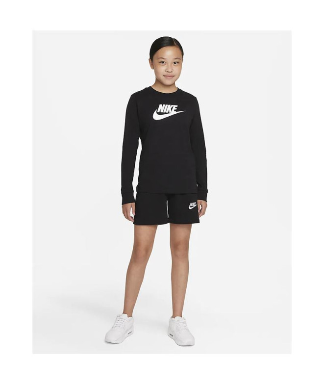 Camiseta Manga Larga Nike Sportswear Niña BK