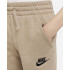 Calça Nike Menino Tecido polar Sportswear Club castanho
