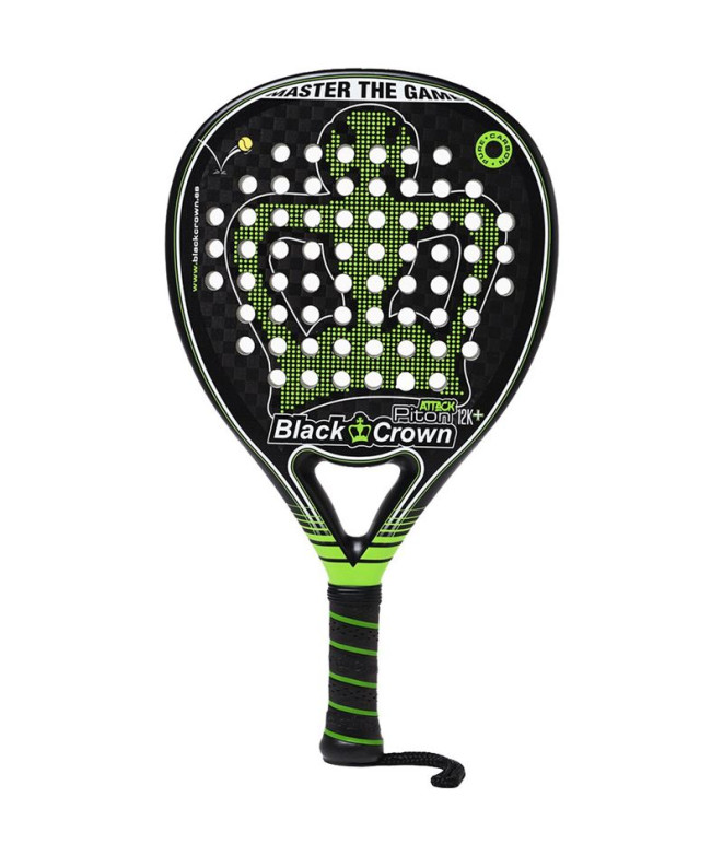 Raquette de padel Black Crown Piton Attack 12K+ BK