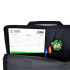 Bolsaquadro-negro futebol Zastor Porta- do Game BK
