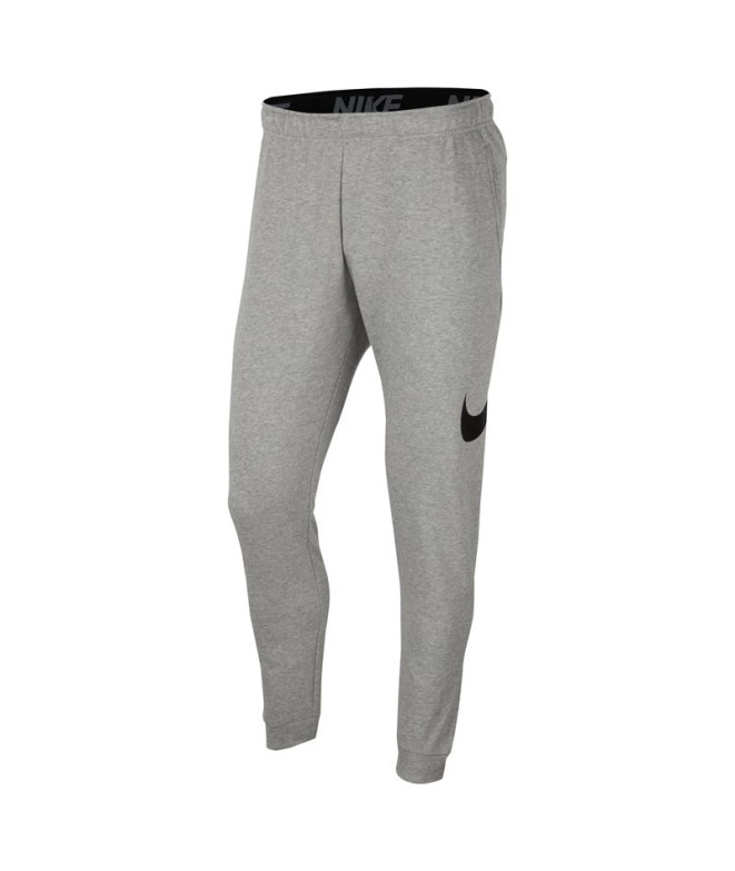 Calças de fitness Nike Dri-FIT Homem Cinzento