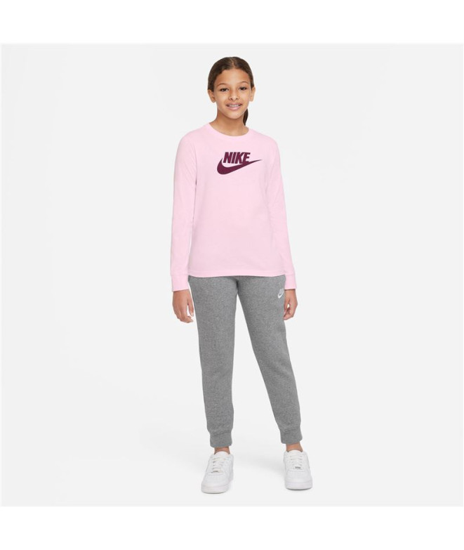 T-shirt Nike Fille manches longues Basic Futura PK