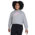 Moletom Nike Menina com Capuz Sportswear Club Cinzento
