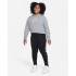 Moletom Nike Menina com Capuz Sportswear Club Cinzento