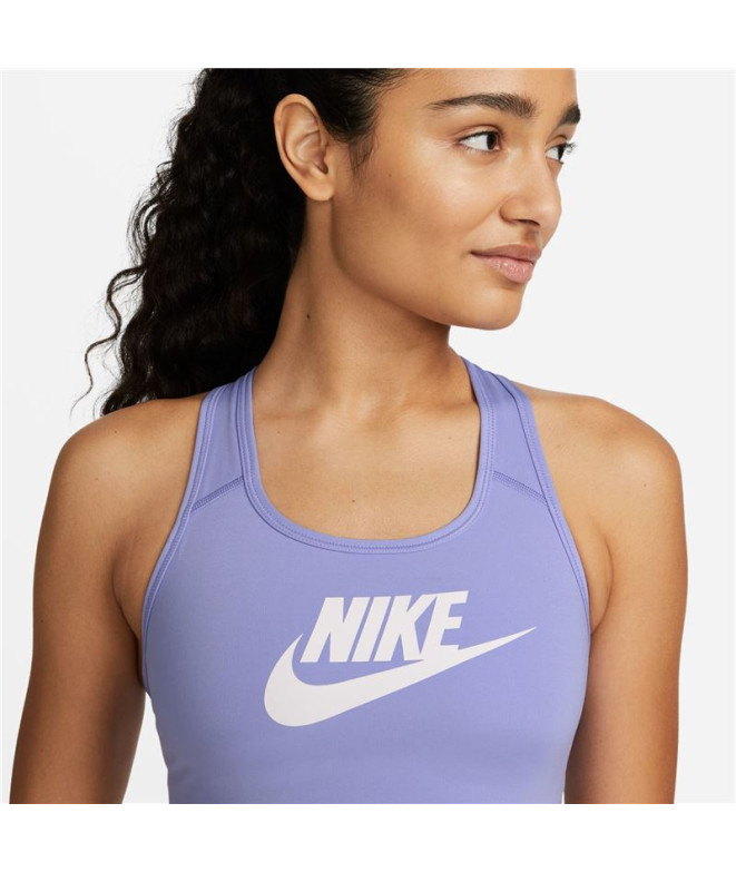 Sutiã esportivo Nike Mulher Dri-FIT Swoosh Roxo
