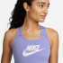 Sutiã esportivo Nike Mulher Dri-FIT Swoosh Roxo