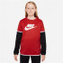 Chándal Nike Sportswear Niño BK/Red