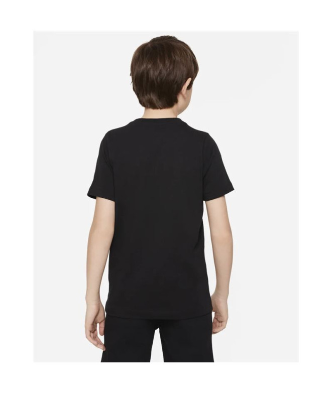 Camiseta Nike Menino manga curta Sportswear Preto