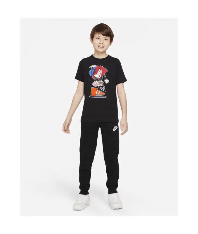 Camiseta Nike Menino manga curta Sportswear Preto