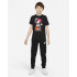 Camiseta Nike Menino manga curta Sportswear Preto