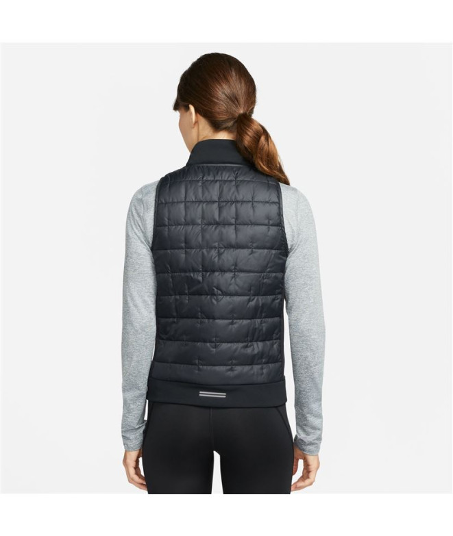 Colete running Nike Mulher de Therma-Fit Preto