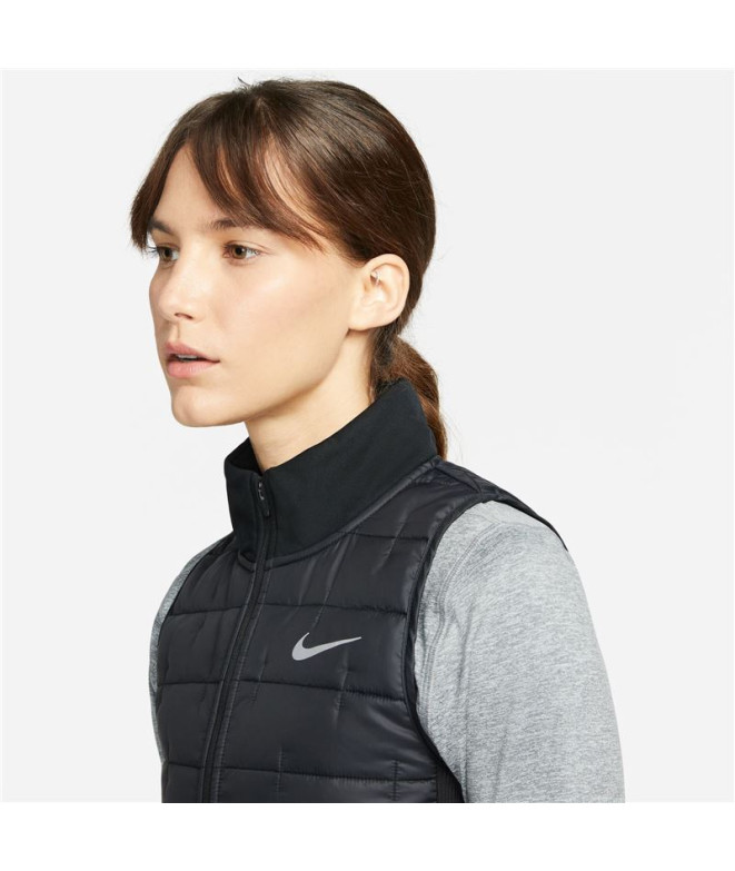 Chaleco de running Nike Therma-Fit Mujer Black