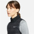 Gilet running Nike Femme de Therma-Fit Noir