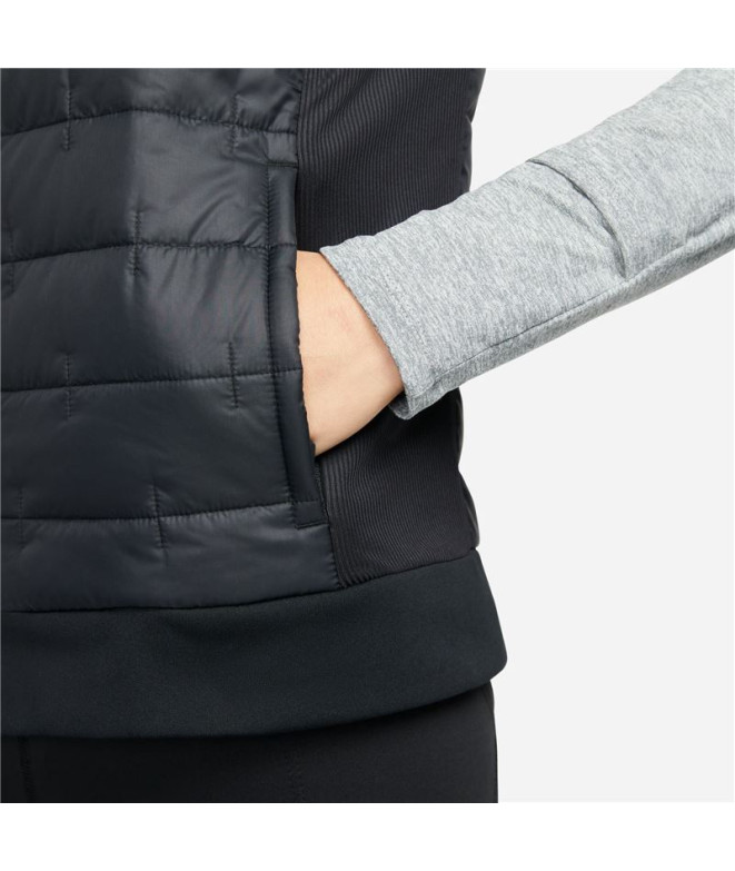 Chaleco de running Nike Therma-Fit Mujer Black