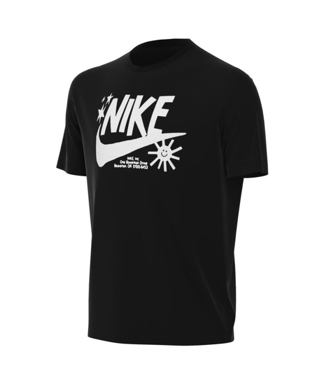 T-shirt à manches courtes Nike Sportswear Kids Noir