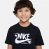 Camiseta de manga corta Nike Sportswear Niño Black
