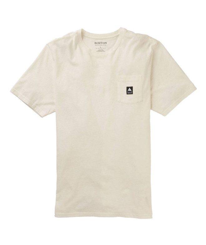 Burton Colfax White Short Sleeve T Shirt (T-shirt de manga curta)