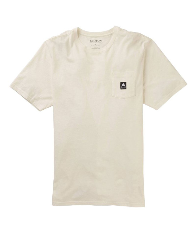 Burton Colfax White Short Sleeve T Shirt