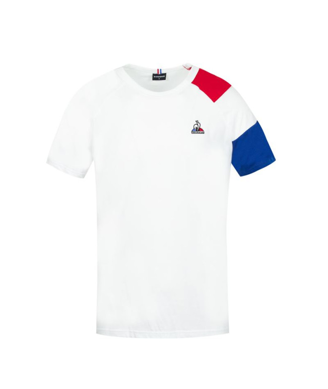 T-shirt Le Coq Sportif Essentiels Nº1 Blanc Bleu