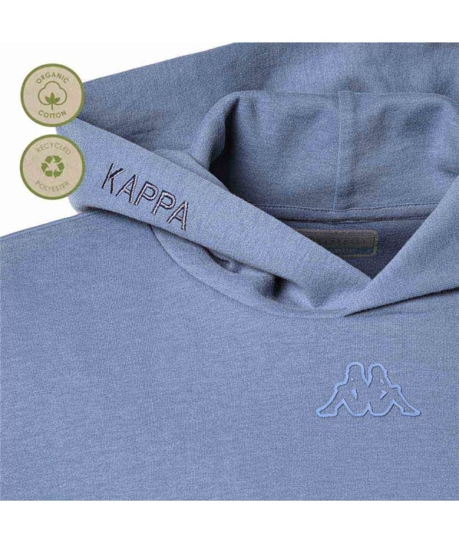 Sweat à capuche Kappa Edwyn Life Bleu