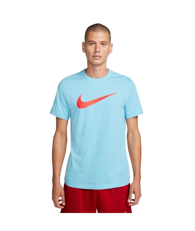 T-shirt Nike Sportswear Swoosh Homme Bleu