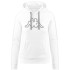 Sudadera con capucha Kappa Belle Korporate Mujer White