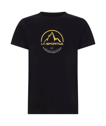 Camiseta de montanha La Sportiva Logo Homem BK Camiseta de montanha La Sportiva Logo Homem BK