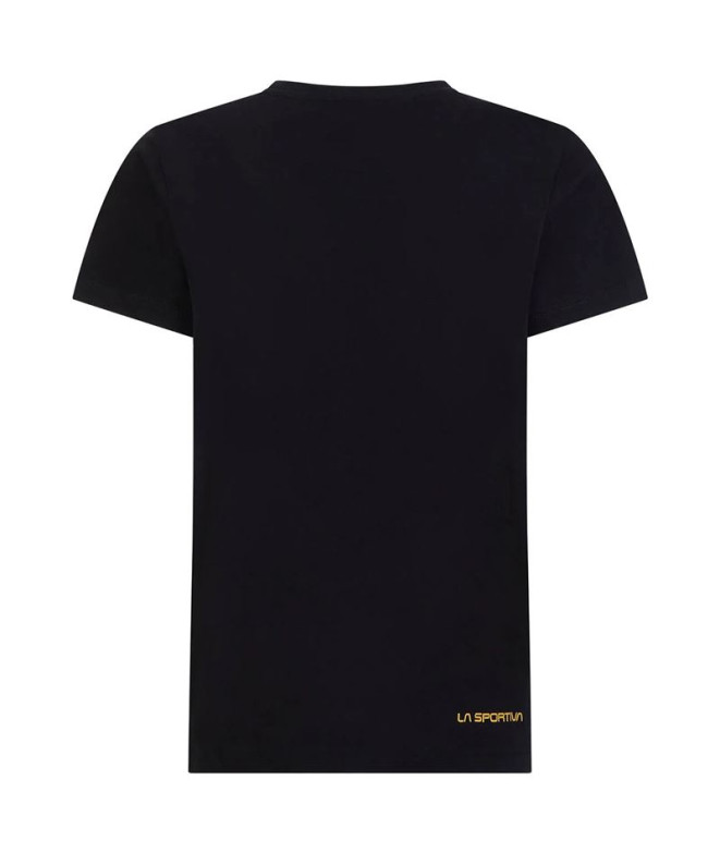 Camiseta de montanha La Sportiva Logo Homem BK