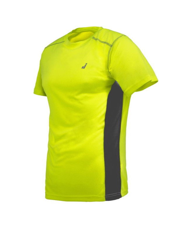 T-shirt jaune de running Joluvi Ultra Man