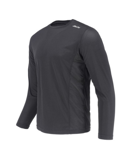 T-shirt fitness Joluvi noir de Duplex Long Homme