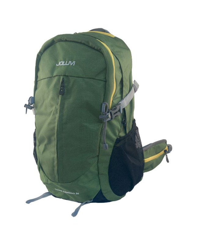 Mochila verde de montaña Joluvi Torre Cerredo 36