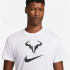 Camiseta tênis Nike Homem de Dri-FIT Rafa Branco